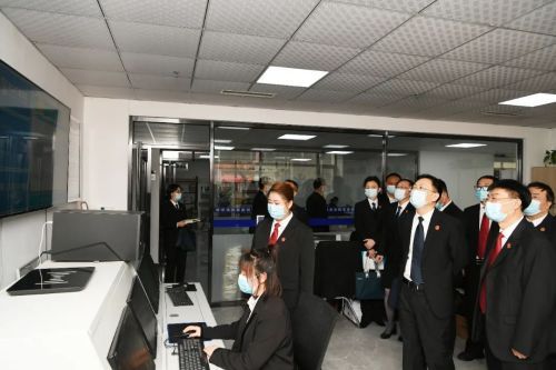鞍山中院党组书记、代院长陈林到岫岩法院调研指导基层基础建设工作